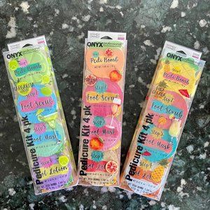 Set of 3 Onyx Pedicure Sets